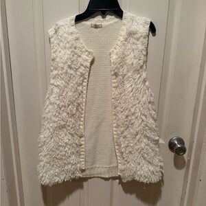 Eyeshadow Cream Faux Fur Vest